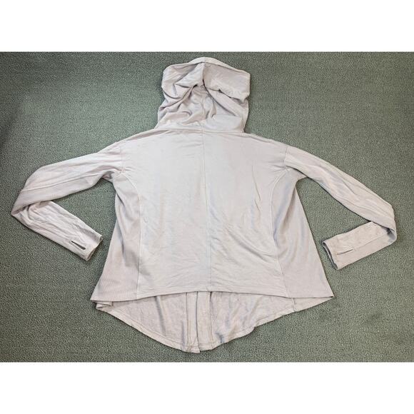 Athleta Nirvana Hooded Wrap Cardigan Athleisure Light Pink Size XS - Picture 3 of 11
